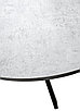 Стол ДАРИО D110 раскладной Бетон Чикаго светло-серый/ Черный каркас, фото 3