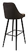 Барный стул NEPAL-BAR ГРАФИТ #14, велюр/ черный каркас (H=78cm), фото 3