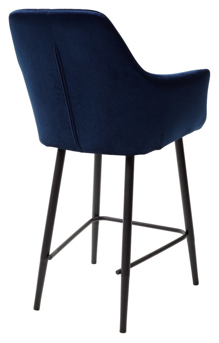 Полубарный стул Роден Blitz 20 Синий, велюр (H=65cm), - фото 2 - id-p115751029