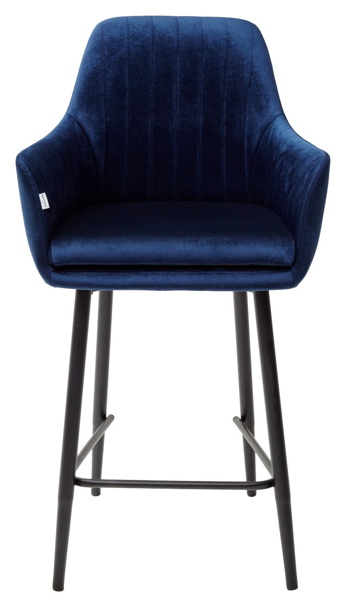 Полубарный стул Роден Blitz 20 Синий, велюр (H=65cm), - фото 4 - id-p115751029