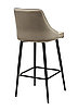 Барный стул ПАРКЕР 360 град, поворот. H-06 Бежевый, велюр / черный каркас,, фото 8