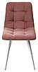 Стул CHILLI-Q розовый #15, велюр / белый каркас, 4 шт/ 1 к,, фото 3
