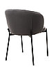 Стул ДЕНИ, цвет Velutto 32 Антрацитовый, велюр / черный каркас, фото 4
