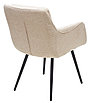 Стул VALLEYS Бежевый Lake-110, ткань / черный каркас / Товарный знак DISAUR, фото 2