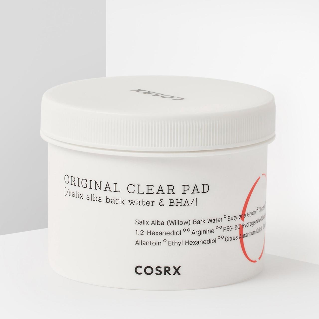 Пэды-тонер с BHA кислотой для жирной и проблемной кожи COSRX One Step Original Clear Pad (70pads) 135 ml