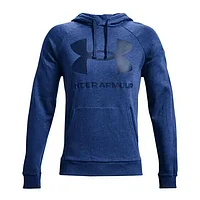 Толстовка с капюшоном мужская Under Armour Fleece Rival Темно-синий