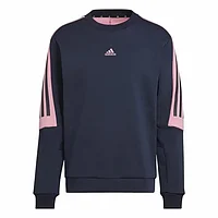 Толстовка без капюшона мужская Adidas Future Icons 3 Тёмно Синий Чёрный