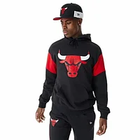 Толстовка с капюшоном унисекс New Era NBA Colour Insert Chicago Bulls Чёрный