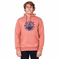 Толстовка с капюшоном мужская Rip Curl Essentials 3 Stripes French Terry Лососевый