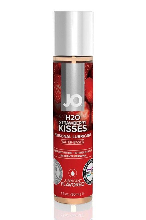 Вкусовой лубрикант "Клубника" / JO Flavored Strawberry Kiss 1oz - 30 мл.