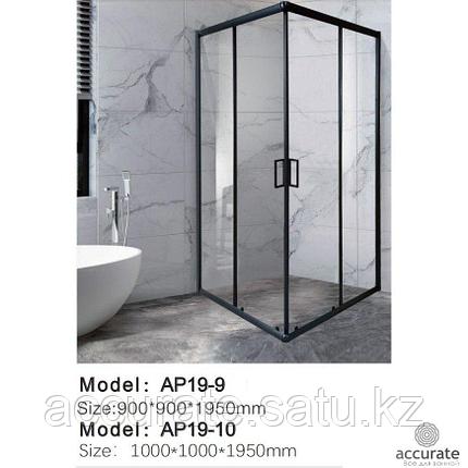 APPOLO Душевая ограждение AP19-10 прозрачное стекло, фото 2