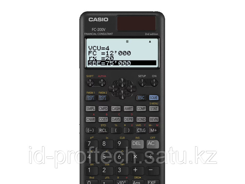 Калькулятор финансовый CASIO FC-200V-2-W-ET - фото 1 - id-p115761103