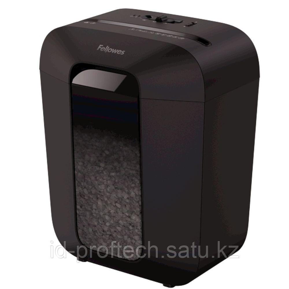 Шредер Fellowes® Powershred® LX41, DIN P-4, 4х12мм, 8 лст., 17 лтр., уничт.: скрепки,скобы,карты