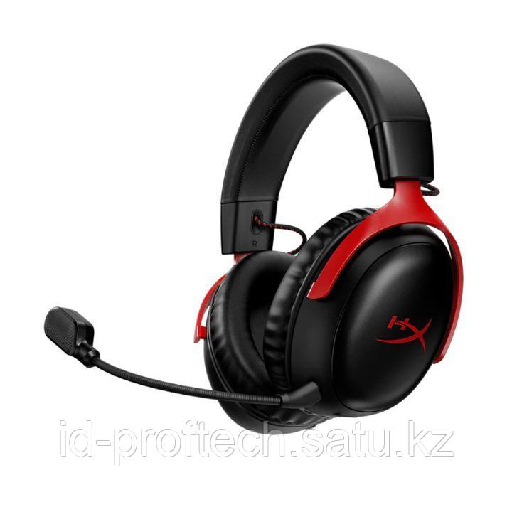Гарнитура HyperX Cloud III Wireless - Gaming Headset (Red) 77Z46AA - фото 1 - id-p114028793