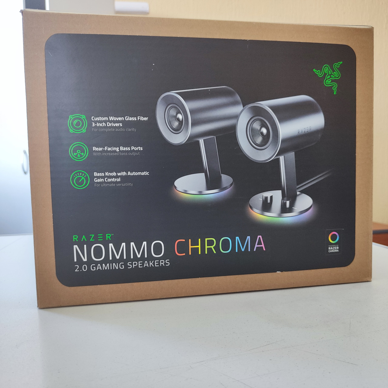 Колонки Razer Nommo Chroma (2.0) - Black, 50Hz-20kHz, Line-In 3.5mm - фото 9 - id-p115773721