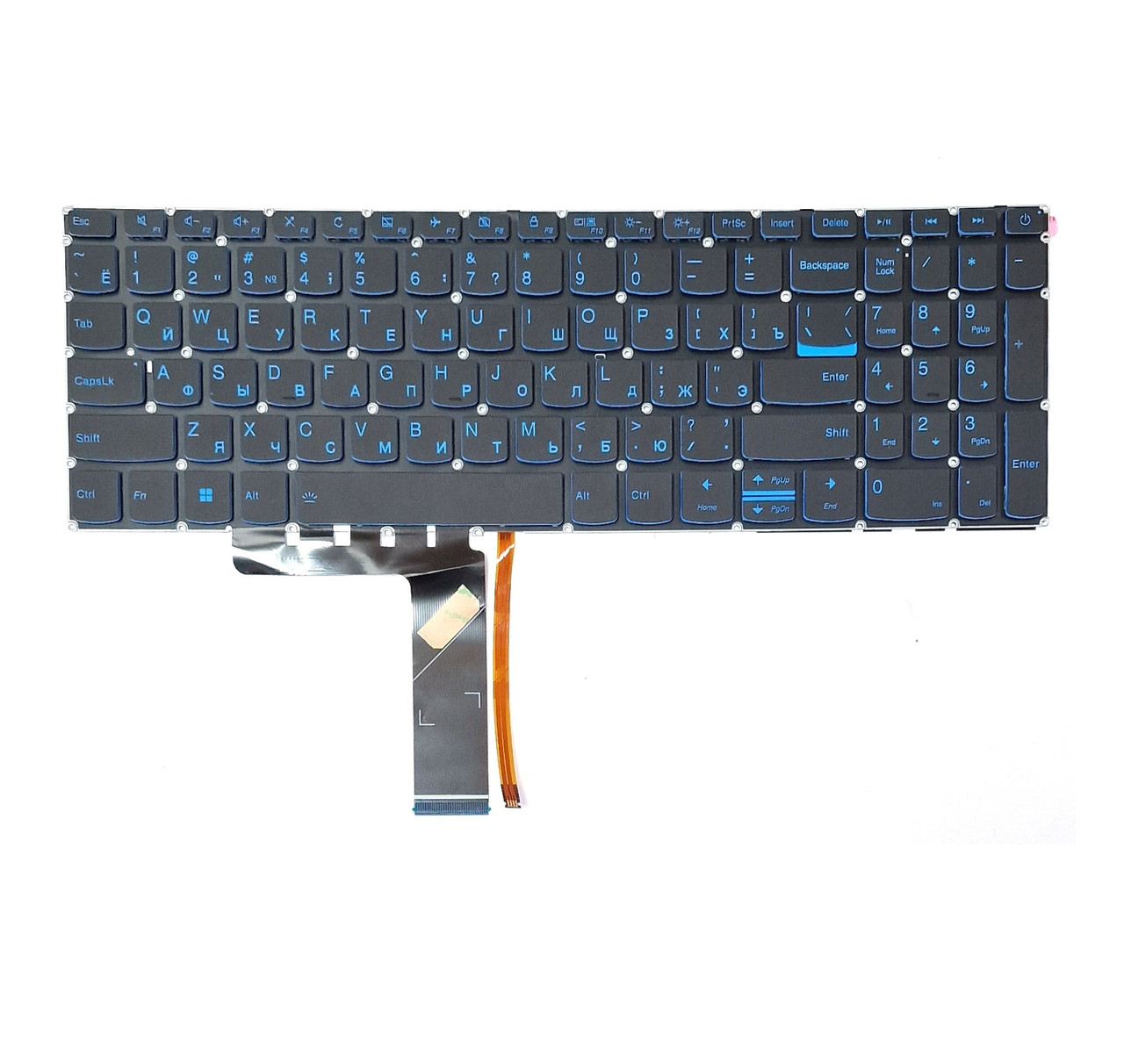 Клавиатура для ноутбука Lenovo L340-15IRH Gaming L340-15 L340-17 с синей подсветкой - фото 2 - id-p115774824