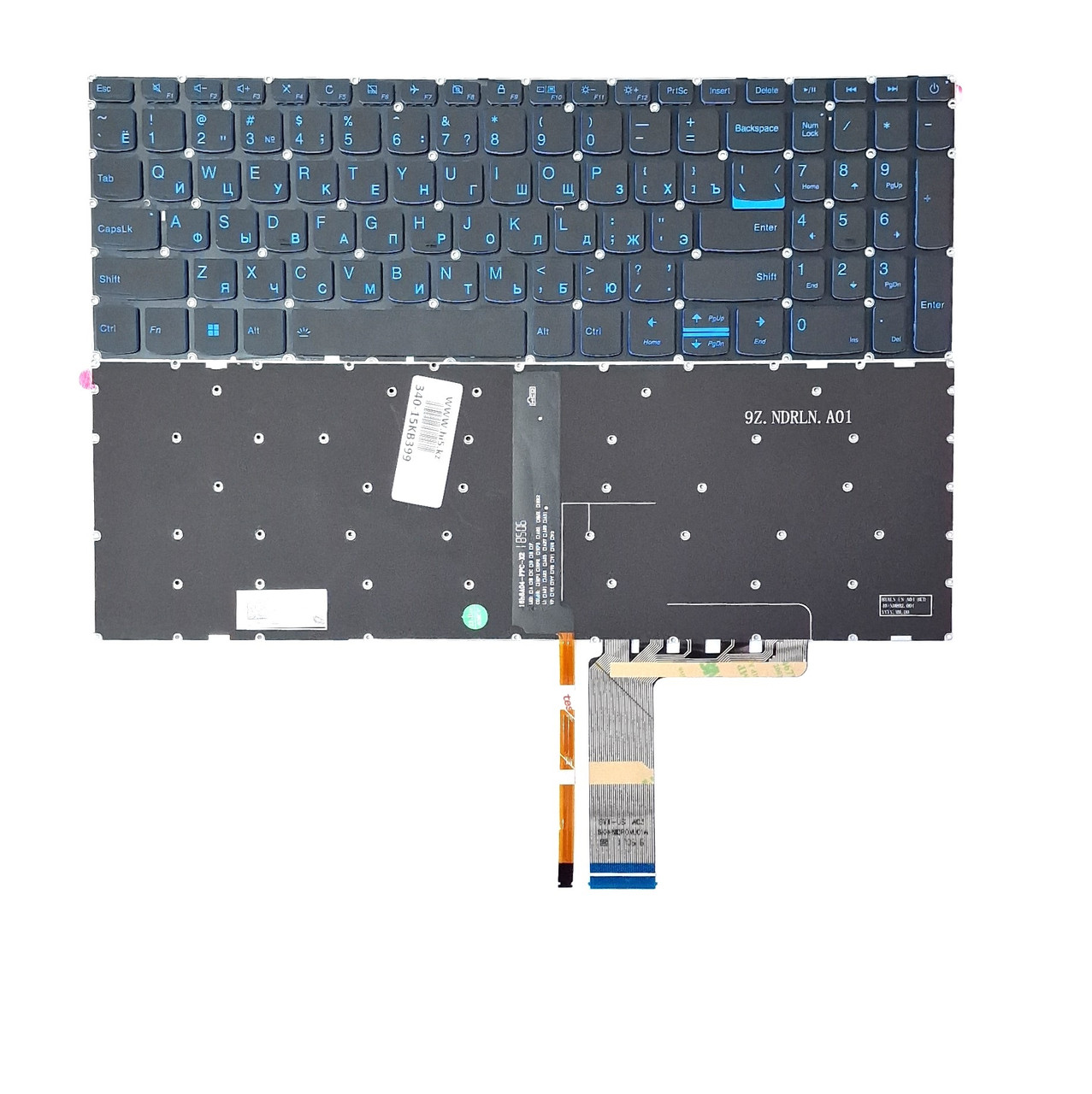 Клавиатура для ноутбука Lenovo L340-15IRH Gaming L340-15 L340-17 с синей подсветкой - фото 1 - id-p115774824