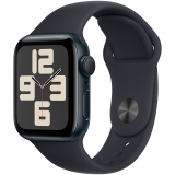 Apple Watch SE GPS 40 мм с корпусом из алюминия Midnight и спортивным ремешком Midnight - S/M, модель A2722
