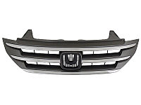 Решетка радиатора HONDA CR-V 12-15 серебро