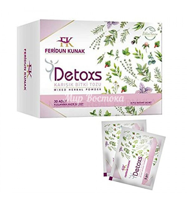 Травяной порошок для похудения Detoxs Feridun Kunak (Турция)