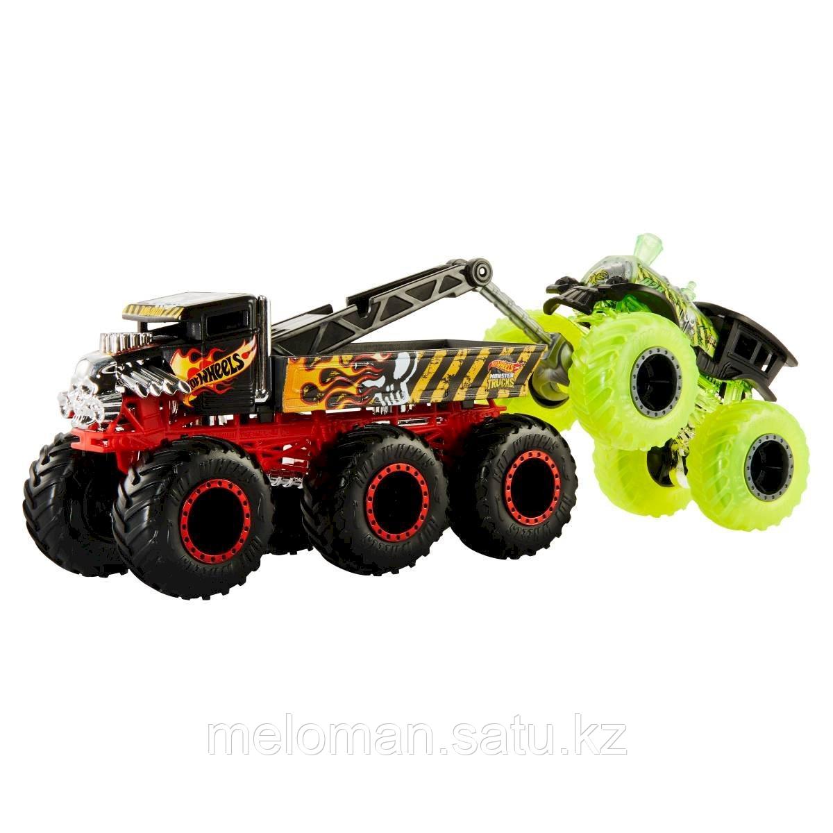 Hot Wheels: Monster Trucks. 1:64 машинка Big Rig - Bone Shaker - фото 3 - id-p115778717