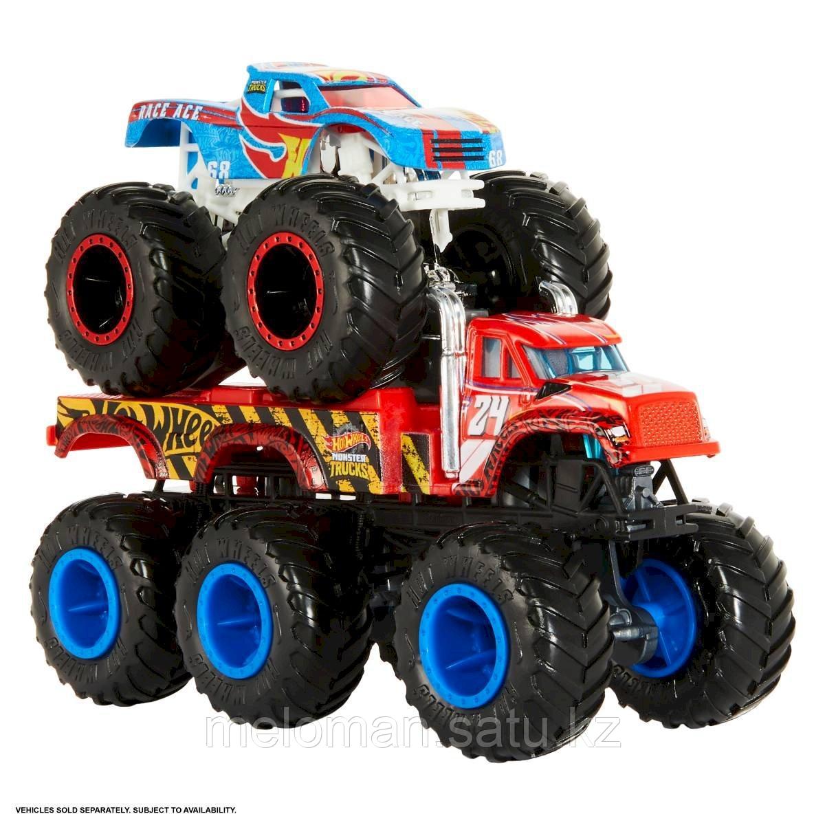 Hot Wheels: Monster Trucks. 1:64 машинка Big Rig - The 909 - фото 4 - id-p115778718