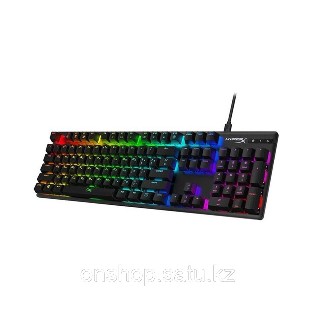 Клавиатура HyperX Alloy Origins Mechanical Gaming Keyboard Russian layout 4P4F6AX#ACB - фото 1 - id-p115810596