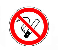 Знак "Запрещается Курить" Г-01 А4