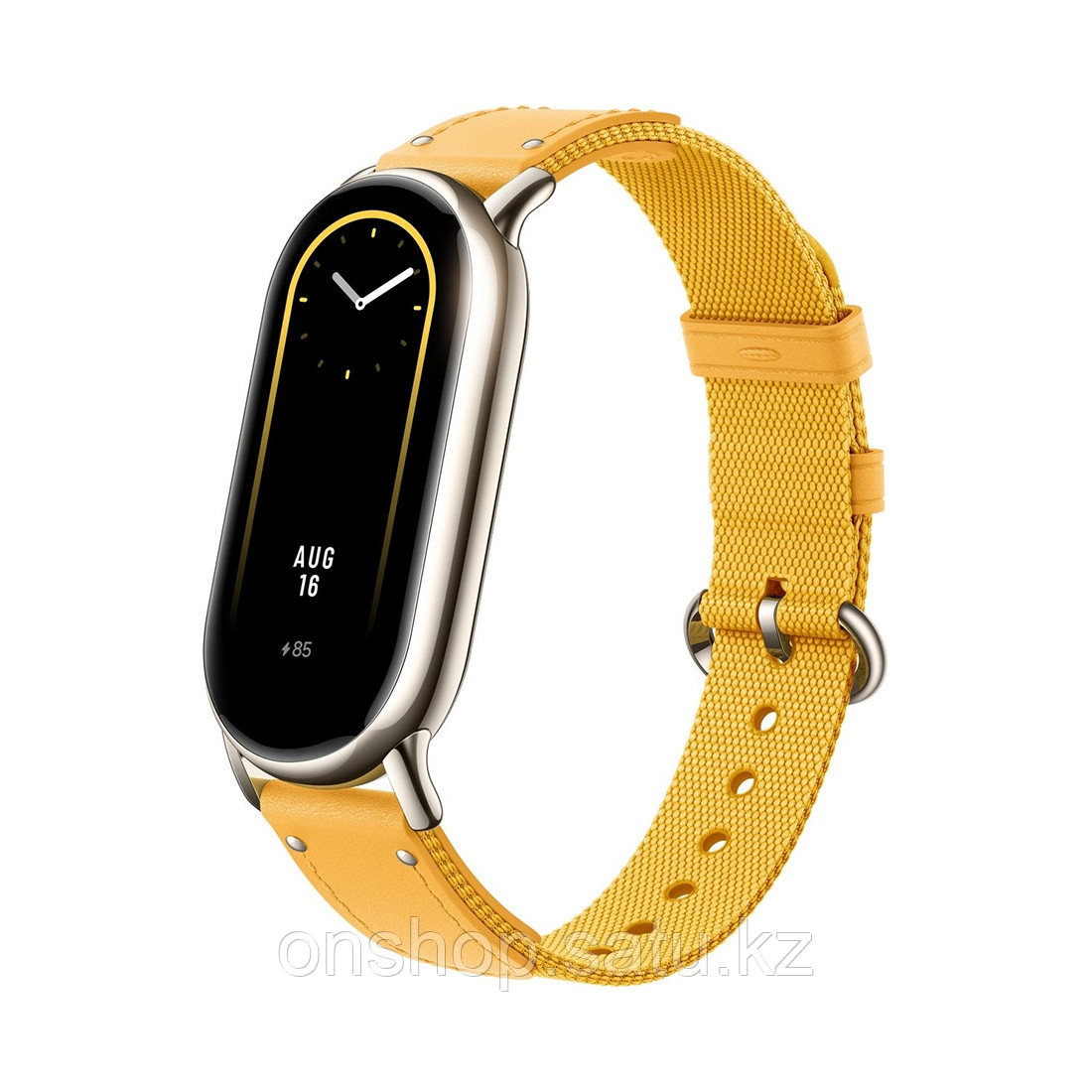 Сменный плетёный браслет для Xiaomi Smart Band 8 Yellow - фото 1 - id-p115820426