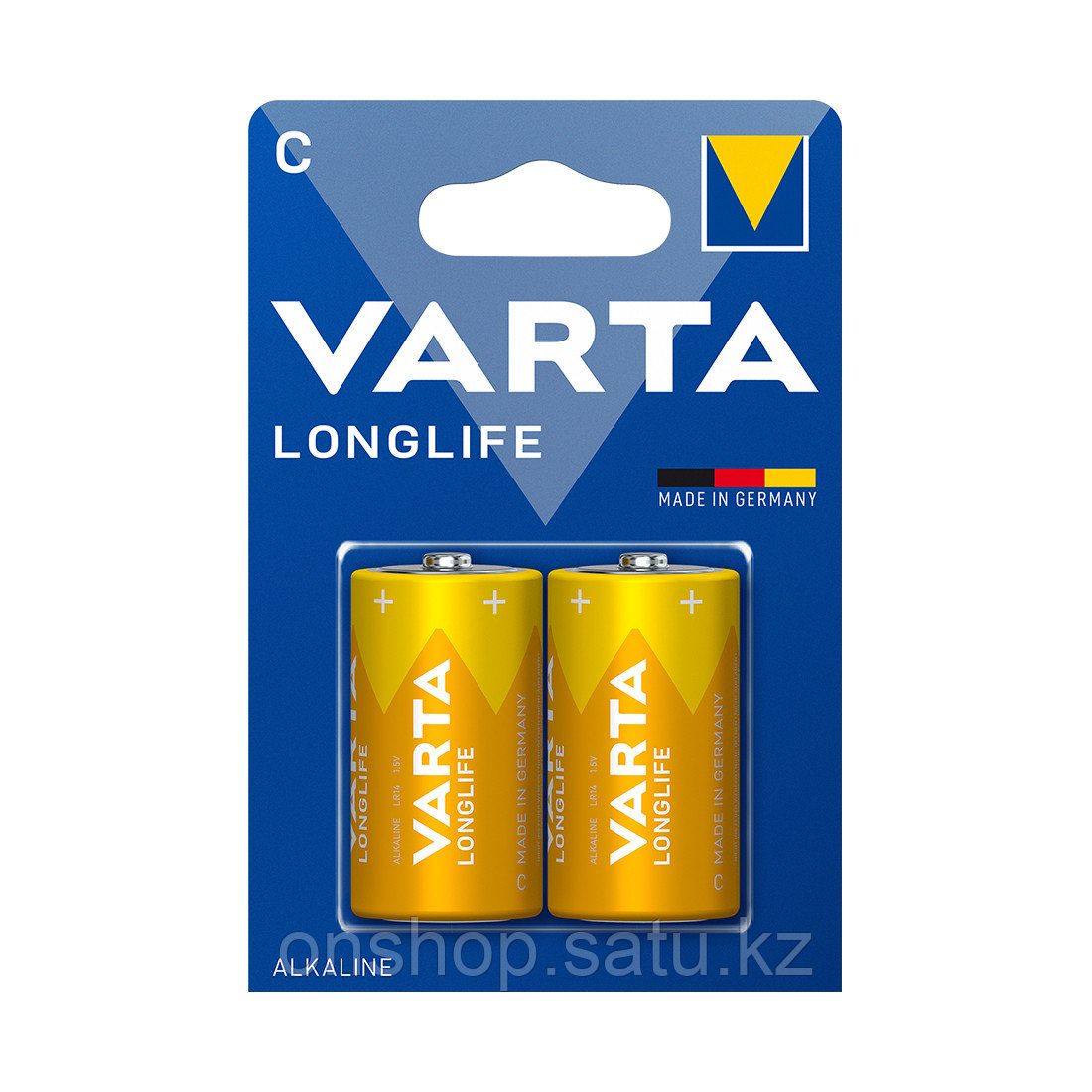Батарейка VARTA Longlife Baby 1.5V - LR14/ C 2 шт. в блистере - фото 1 - id-p115801960