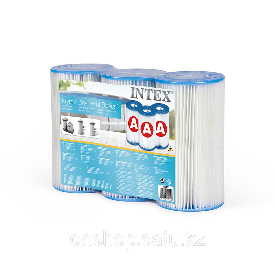 Картридж для фильтра Intex 29003 (в упаковке 3 шт) - фото 1 - id-p115813136