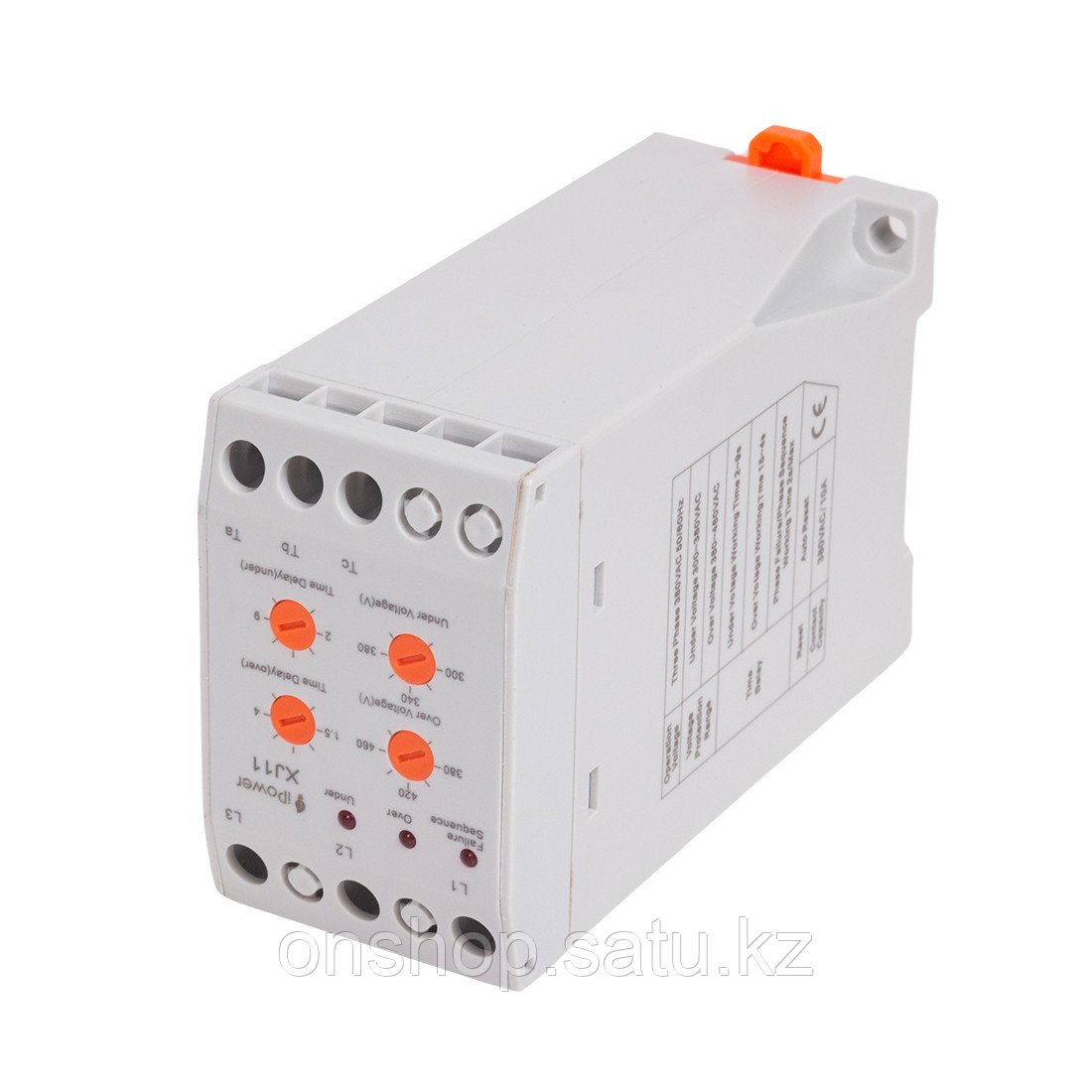 Реле контроля фаз и напряжения iPower XJ11 - фото 2 - id-p115821039