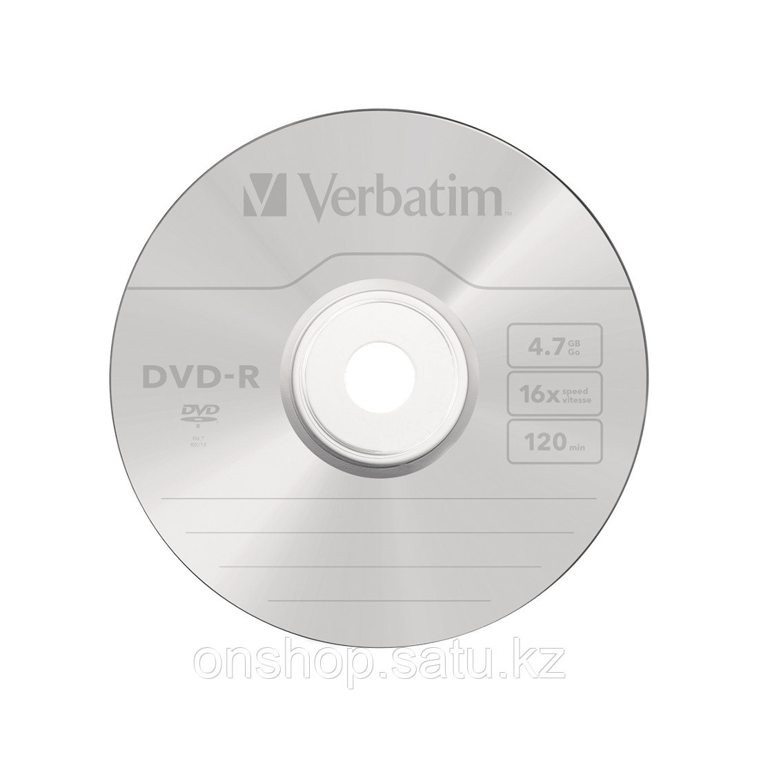Диск DVD-R Verbatim (43547) 4.7GB 1штука Незаписанный - фото 1 - id-p115804307