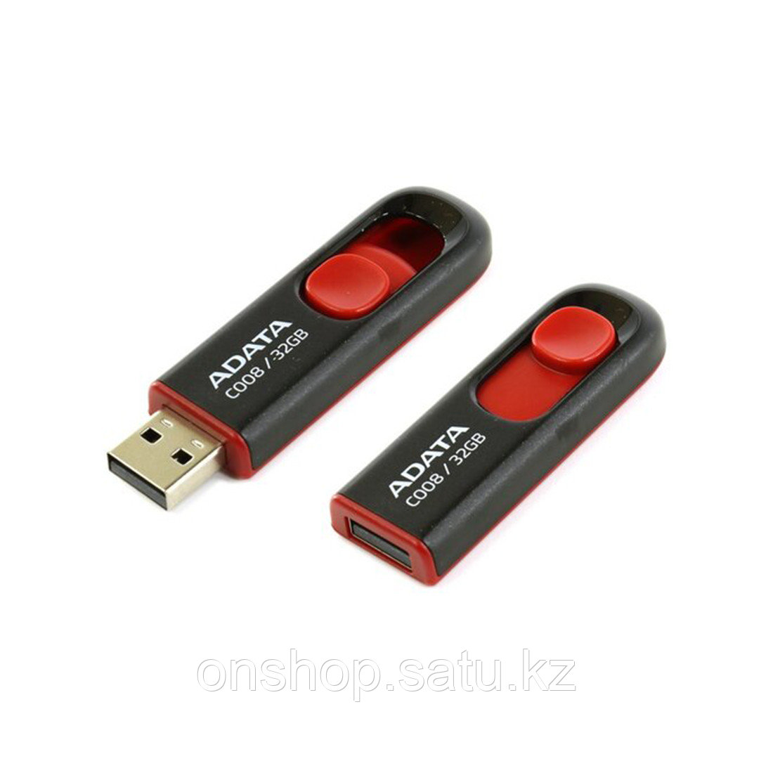 USB-накопитель ADATA AC008-32G-RKD 32GB Красный - фото 2 - id-p115817540