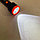 Фонарик аккумуляторный USB ручной черный оранжевый полоска BEJ-6607, фото 7