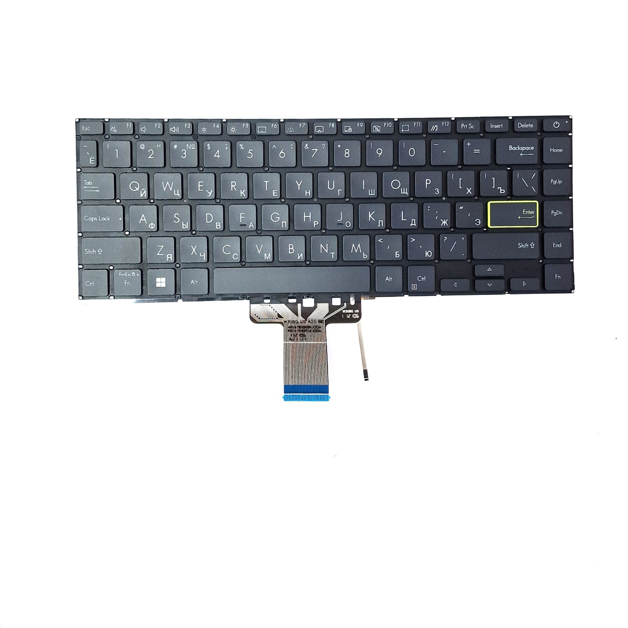 Клавиатура для ноутбука Asus Vivobook S14 S433 X421 с подсветкой RU - фото 3 - id-p115859708