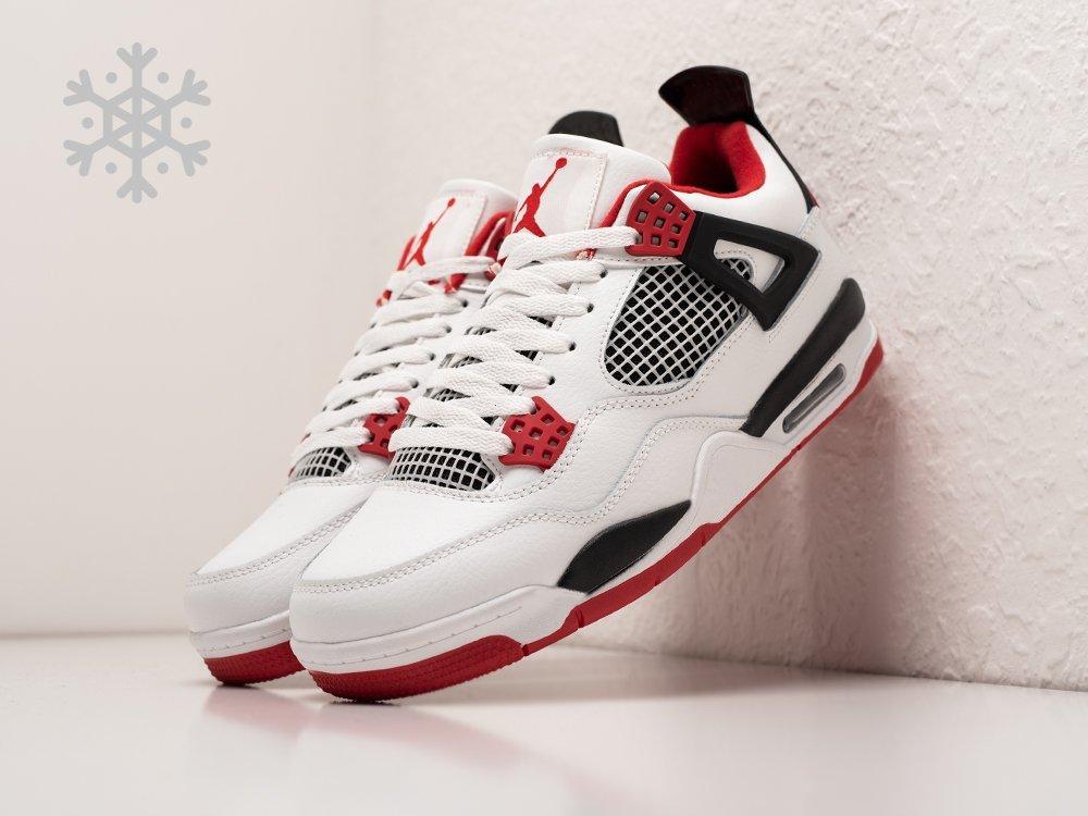 Зимние Кроссовки Nike Air Jordan 4 Retro 41/Белый - фото 1 - id-p115839958