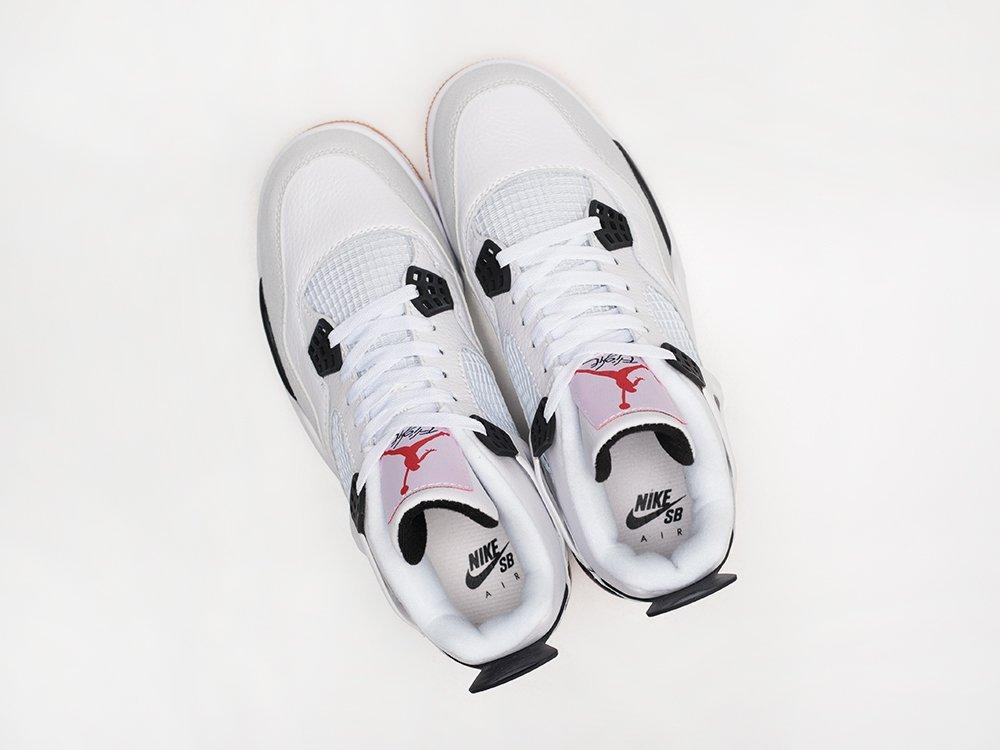 Кроссовки Nike Air Jordan 4 Retro 40/Белый - фото 2 - id-p115841024