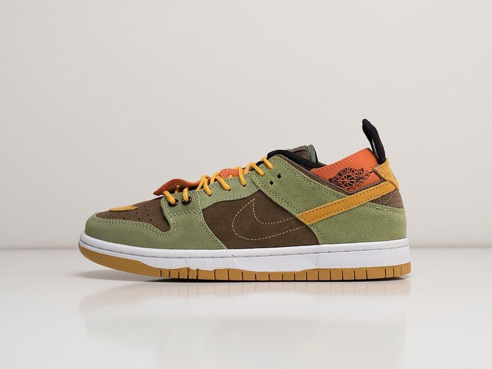 Кроссовки Ziv Lee x Ejder x Nike SB Dunk Low Pro 40/Зеленый - фото 3 - id-p115841727