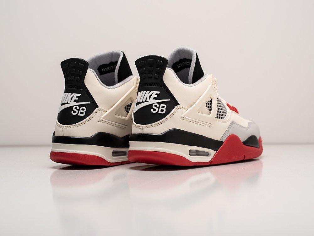 Кроссовки Nike Air Jordan 4 Retro 40/Белый - фото 2 - id-p115846982