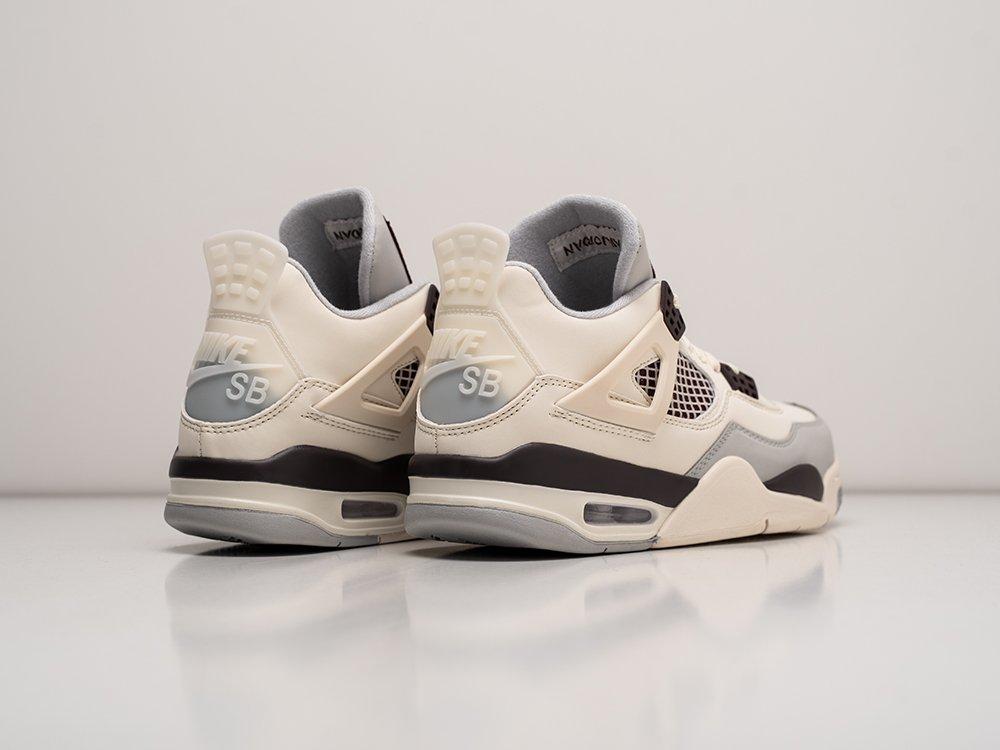 Кроссовки Nike Air Jordan 4 Retro 40/Белый - фото 4 - id-p115846989