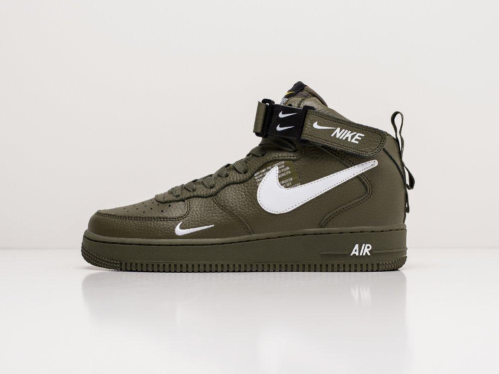 Зимние Кроссовки Nike Air Force 1 07 Mid LV8 40/Зеленый - фото 5 - id-p115851215