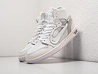 Кроссовки Nike Air Jordan 1 Mid x Off-White 40/Белый