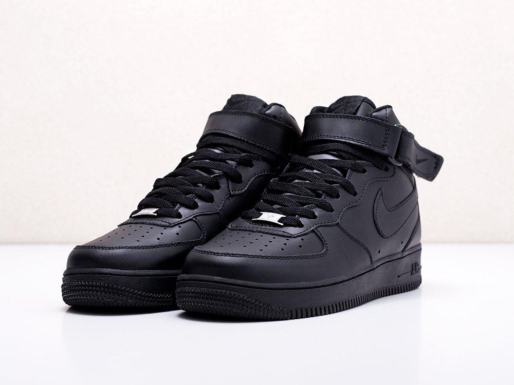 Зимние Кроссовки Nike Air Force 1 Mid 41/Черный - фото 2 - id-p115851327