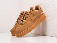 Кроссовки Supreme x Nike Air Force 1 Low 36/Бежевый