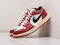 Кроссовки Nike Air Jordan 1 low x OFF-White 42/Красный