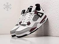 Зимние Кроссовки Nike x PSG Air Jordan 4 Retro 46/Белый