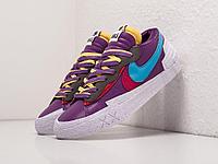 Кроссовки Sacai x Nike Blazer Low 42/Фиолетовый