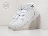 Зимние Кроссовки Nike Air Jordan 1 Mid 42/Белый