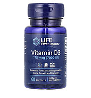 Life extension витамин д3, 7000ме, 60 таблеток